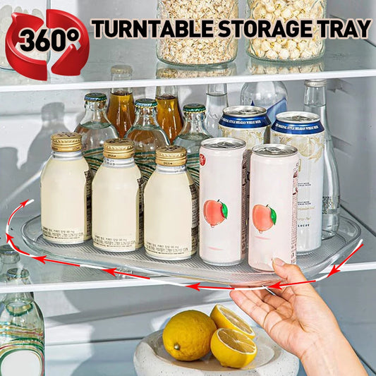 Turntable Organizer for Refrigerator