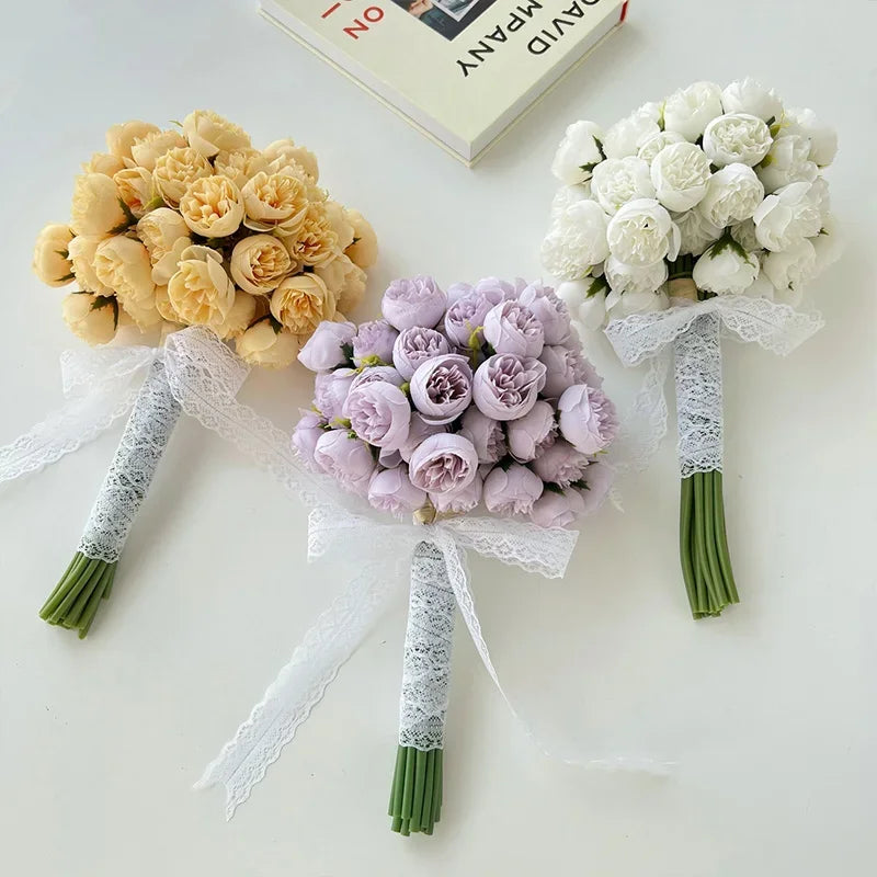 Artificial Flowers Silk Bouquet 27heads Roses™