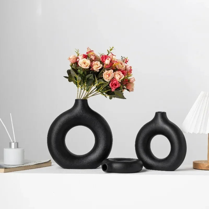 Ceramic Flower Vase for Home Living™