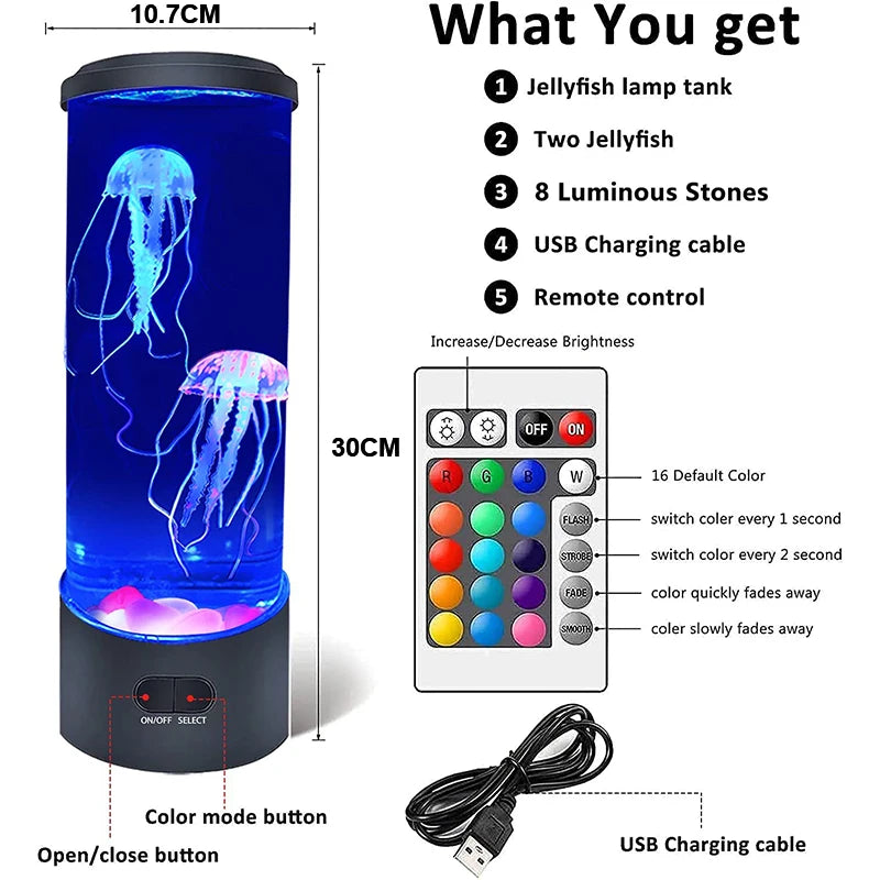 LED Jellyfish Light Creative Aquarium