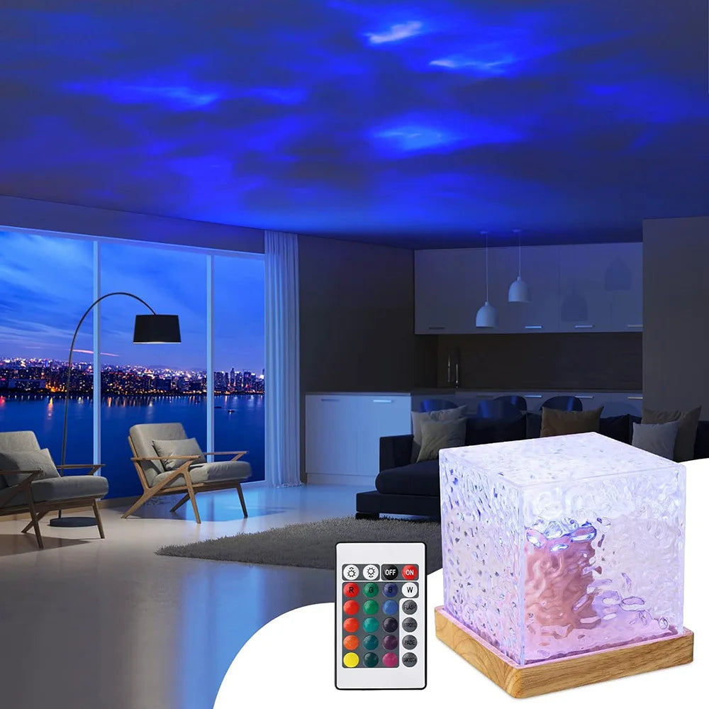 Rotating Water Ripple Night Light™